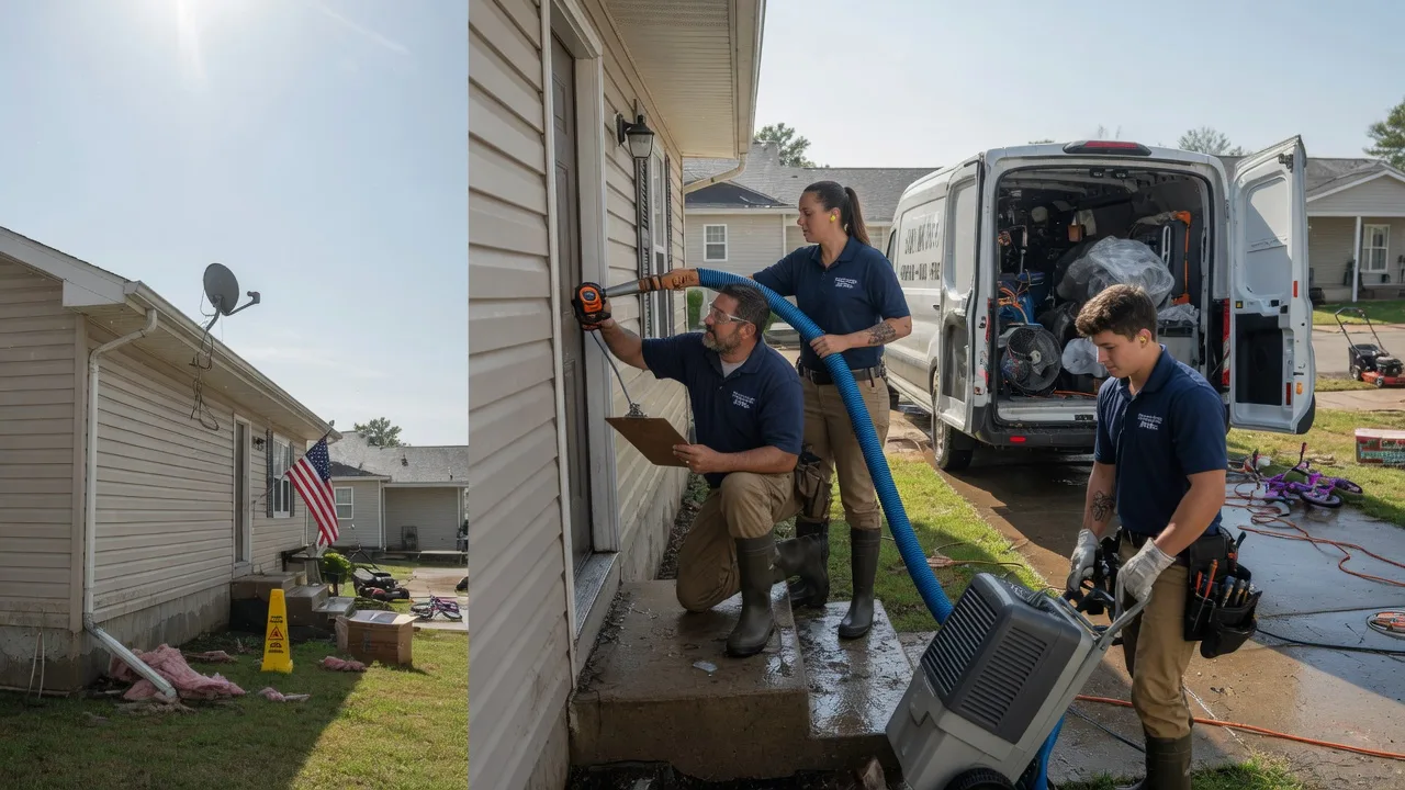 Ceiling Water Damage Restoration in Caledonia, MO near me